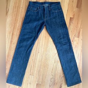 3Sixteen SL-100x 14.5oz Selvedge Denim Slim-Straight Fit Sz 34
